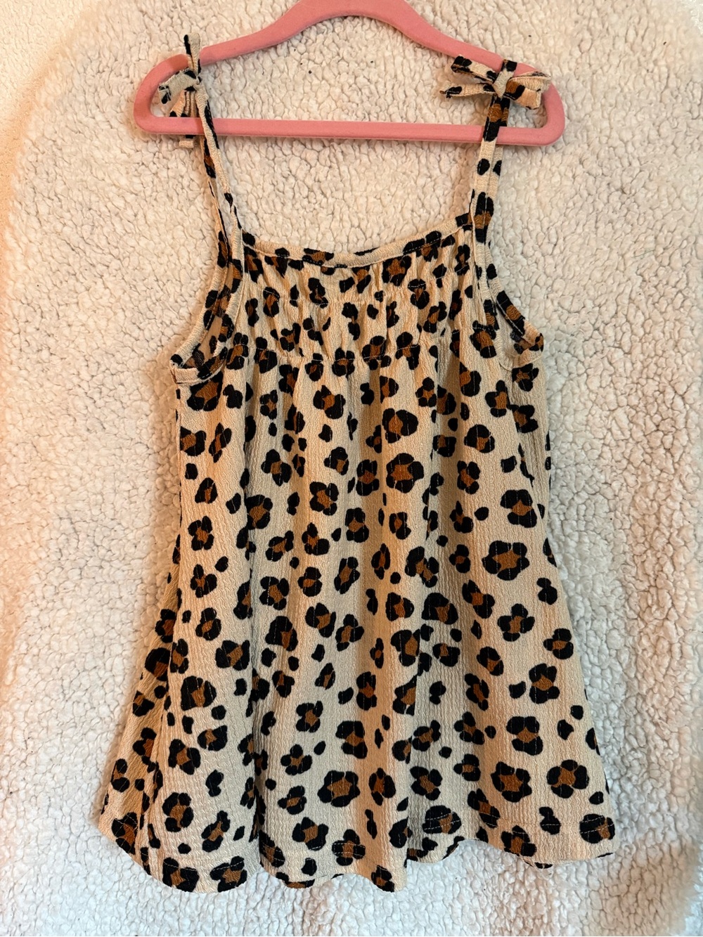 Rachel Zoe Girls Leopard Print Sundress Size 4